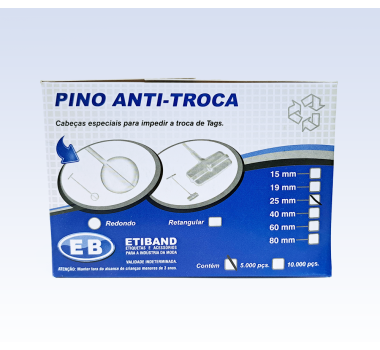 Pino de PP FAST 25mm (caixa c/ 5 mil unidades) - 3