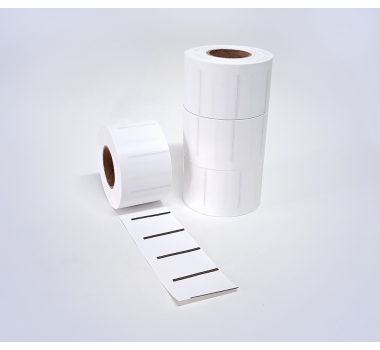 Kit 12: 4.120 Etiquetas Serrilhadas 50x35mm