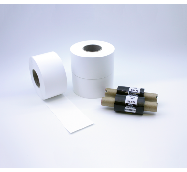 Kit 03: 3 Rolos Contínuos 50mm x 48m + 2 Ribbons R8 55mm x 74m