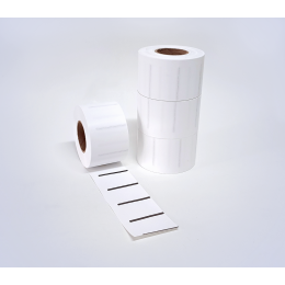 Kit 12: 4.120 Etiquetas Serrilhadas 50x35mm