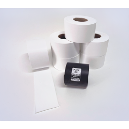 Kit 28: 6 Rolos Contínuos 50mm x 48m + 1 Ribbon R8 60mm x 300m