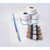 Kit 24: 6 Rolos Contínuos 50mm x 48m c/ tarja colorida + 4 Ribbons R8 55mm x 74m - 1