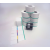 Kit 30: 4.800 Etiquetas Serrilhadas 50x60mm c/ tarja colorida + 1 Ribbon R8 60mm x 300m - 1
